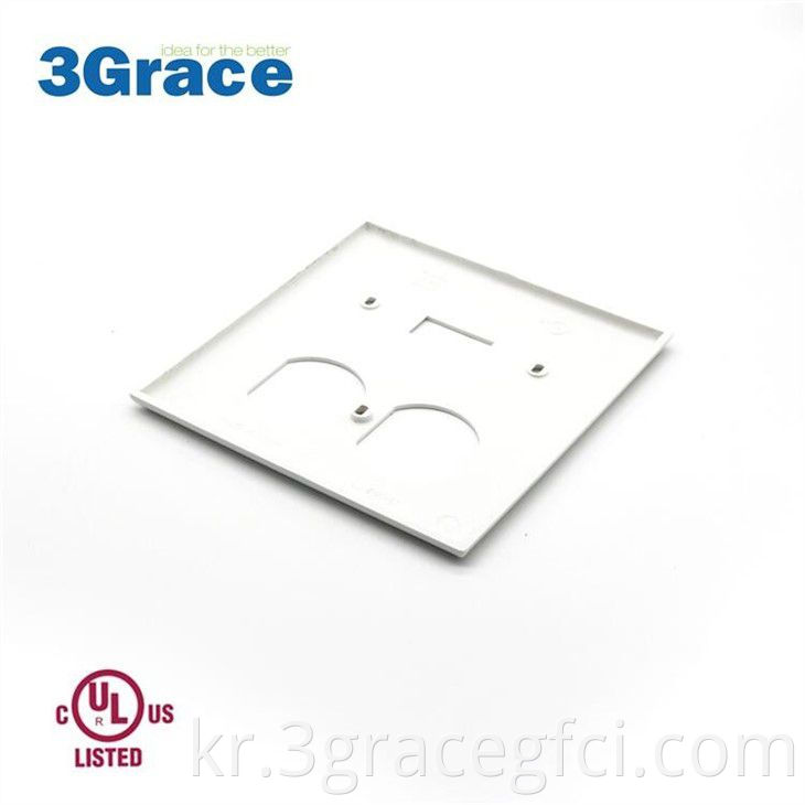 2 Gang Conventional Outlet Cover Plate2